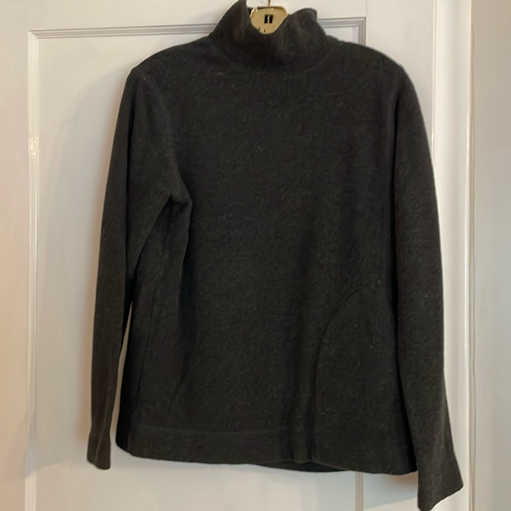 Zen Sport Gray Sweatshirt with high neck and side pocket